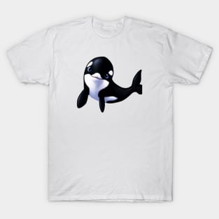 Cute Orca Drawing T-Shirt